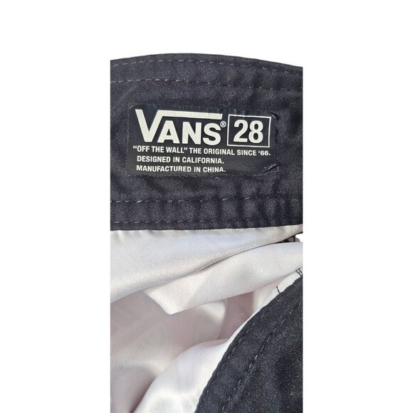 Vans Men’s Logo Print Board Shorts Size 28 Red Black - Picture 3 of 14